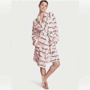 Victoria's Secret sweet dreams White and Black Robe XS